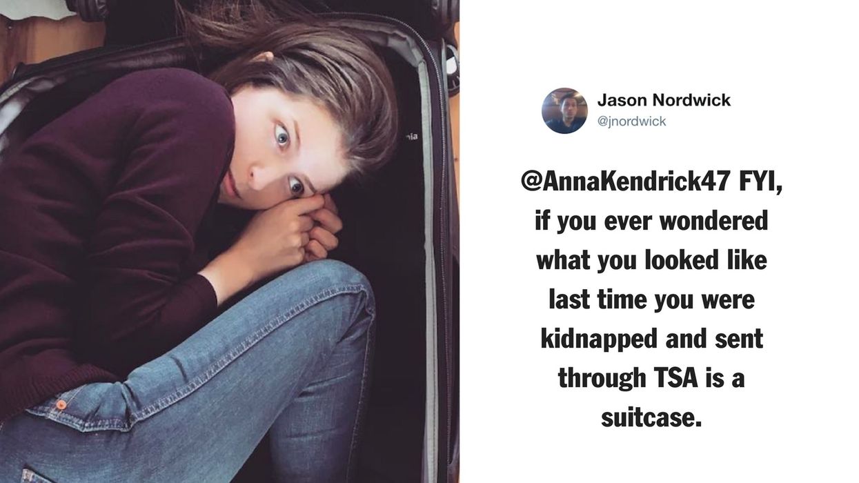 Anna Kendrick's Suitcase Photo From 2017 Is Becoming Popular 'Photoshop Battle'