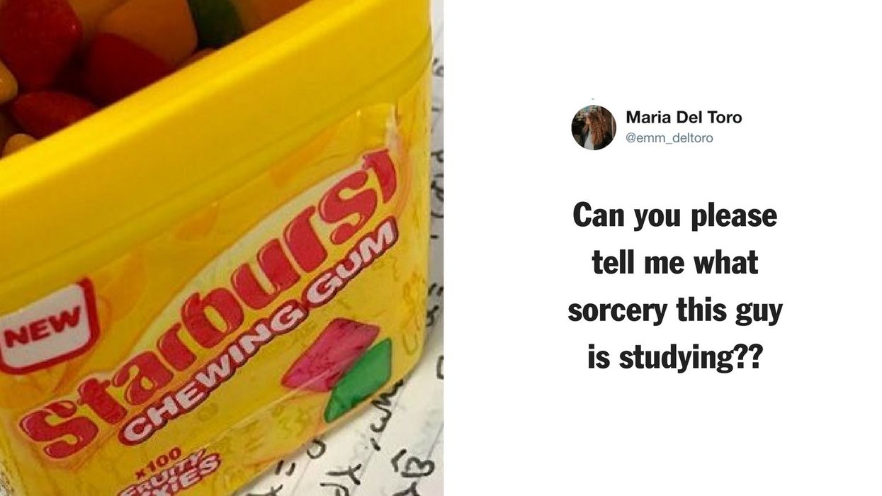 Student Posts Photo of Starburst Chewing Gum But His Homework Gets the Most Attention