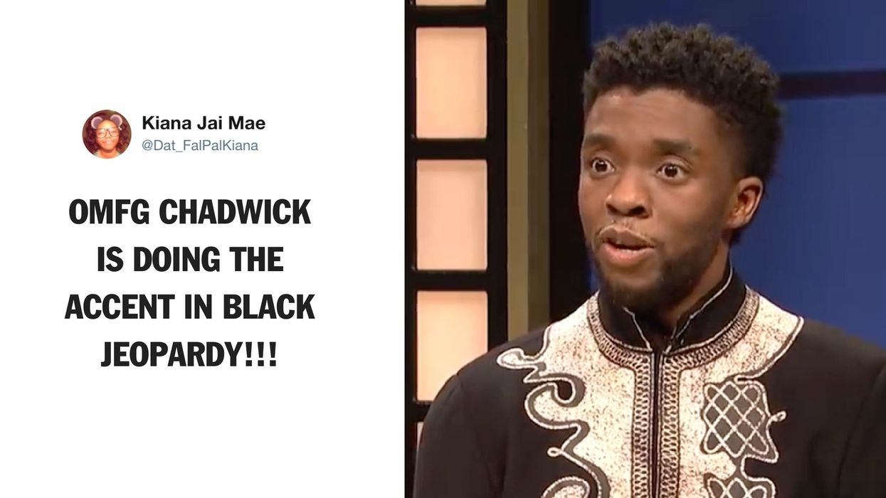 Chadwic Boseman Reprises 'Black Panther' Role of T'Challa on SNL's 'Black Jeopardy'