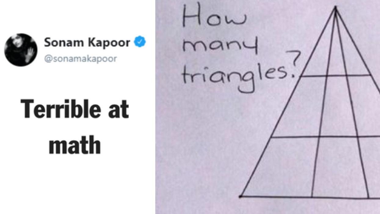 Test Your Math Skills: How Many Triangles Can You See?
