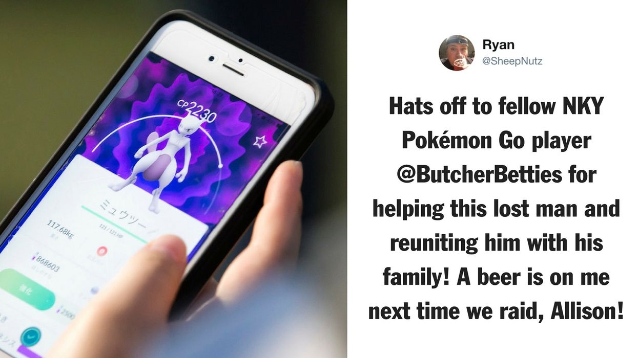 Allison Hines Plays 'Pokemon Go' & Reunites Dementia-Afflicted Homer Howard With His Family