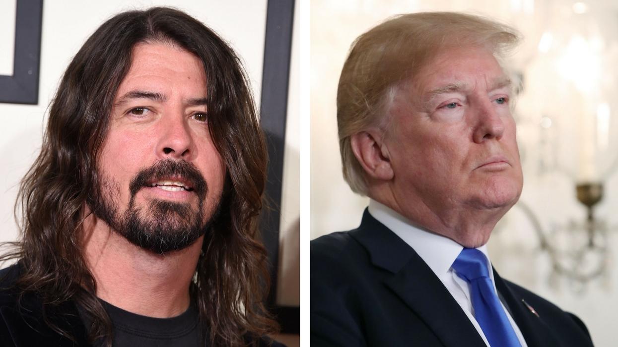 Dave Grohl Says He's 'Ashamed' of Trump When He Travels Abroad