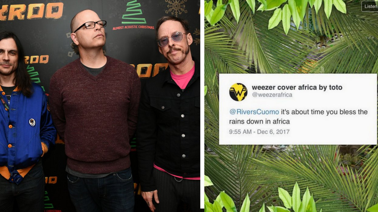 A Fan Account Convinced Weezer to Cover Toto's 'Africa'—& the Rains Are Officially Blessed 🙌