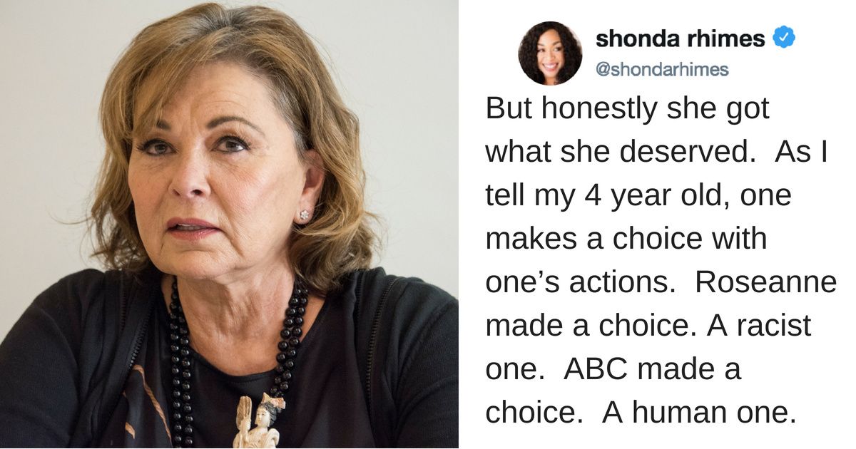Hollywood Responds To The Cancellation Of 'Roseanne' After Her Racist Comments