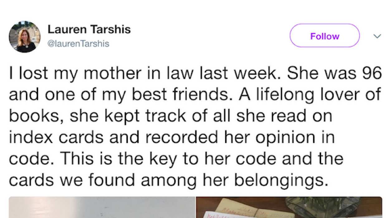 Family Finds Late Grandmother's Secret Code For Reviewing Every Book She Ever Read