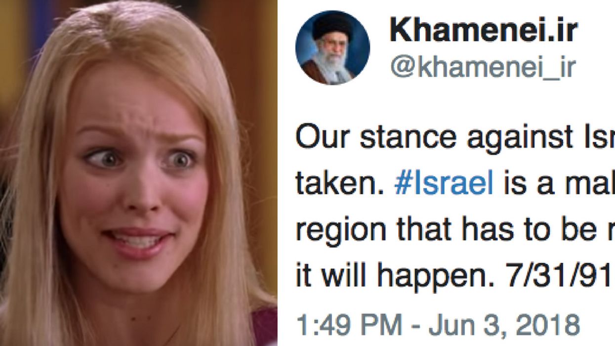 The Israeli Embassy Just Responded To A Threatening Tweet From Iran's Leader With A 'Mean Girls' GIF