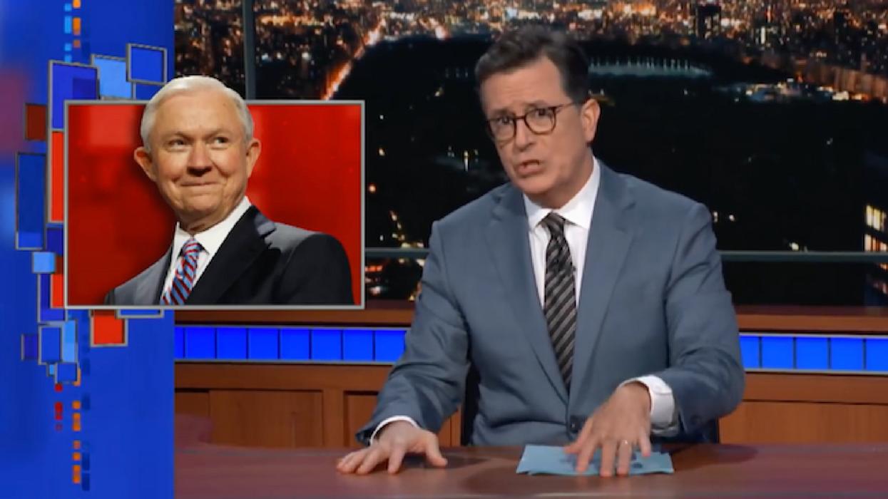 Colbert Brilliantly Uses Bible Verses to Counter Sessions's 'Cruel' Defense of Separating Families