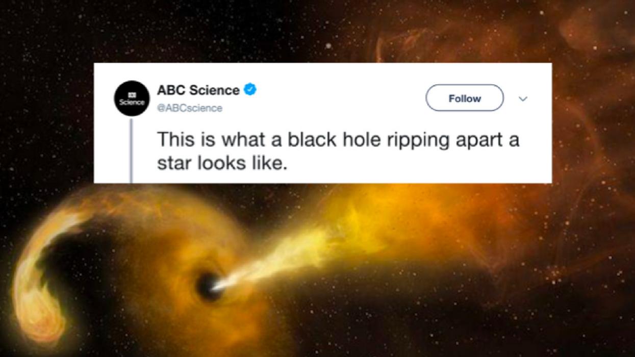 Astronomers Capture A Black Hole Devouring A Star