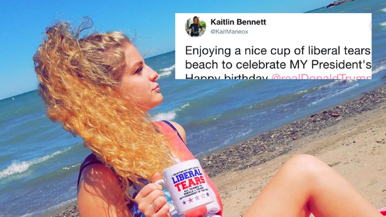 That Gun-Loving College Student Just Unknowingly Disrespected The Flag In A Pro-Trump Selfie