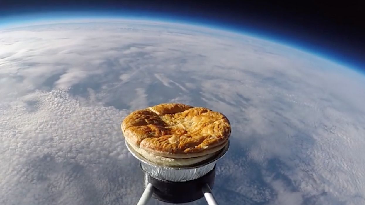 A Pie Was Launched Into Space And Immediately Lost--This Is Why We Can't Have Nice Things