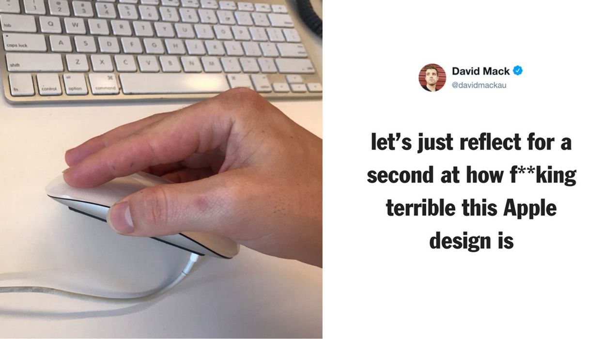 People Are Complaining About A Design Flaw In The New Apple Wireless Mouse--And We Totally Get It