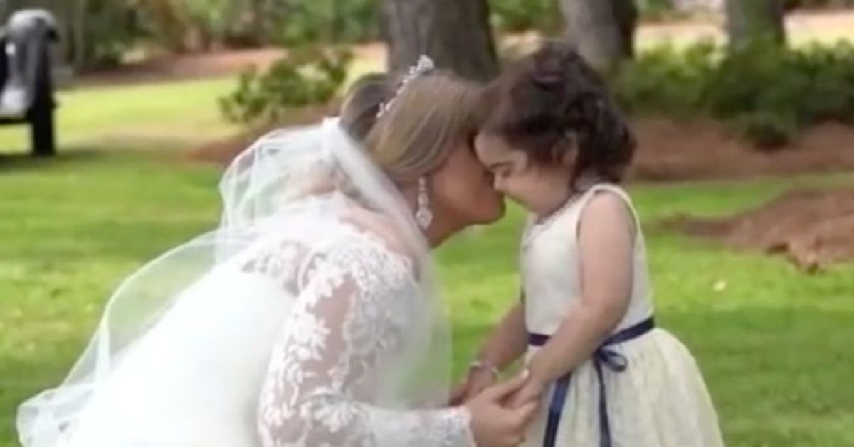 3-Year-Old Cancer Survivor Is The Flower Girl At Her Bone Marrow Donor's Wedding—And Now We're Crying 😭