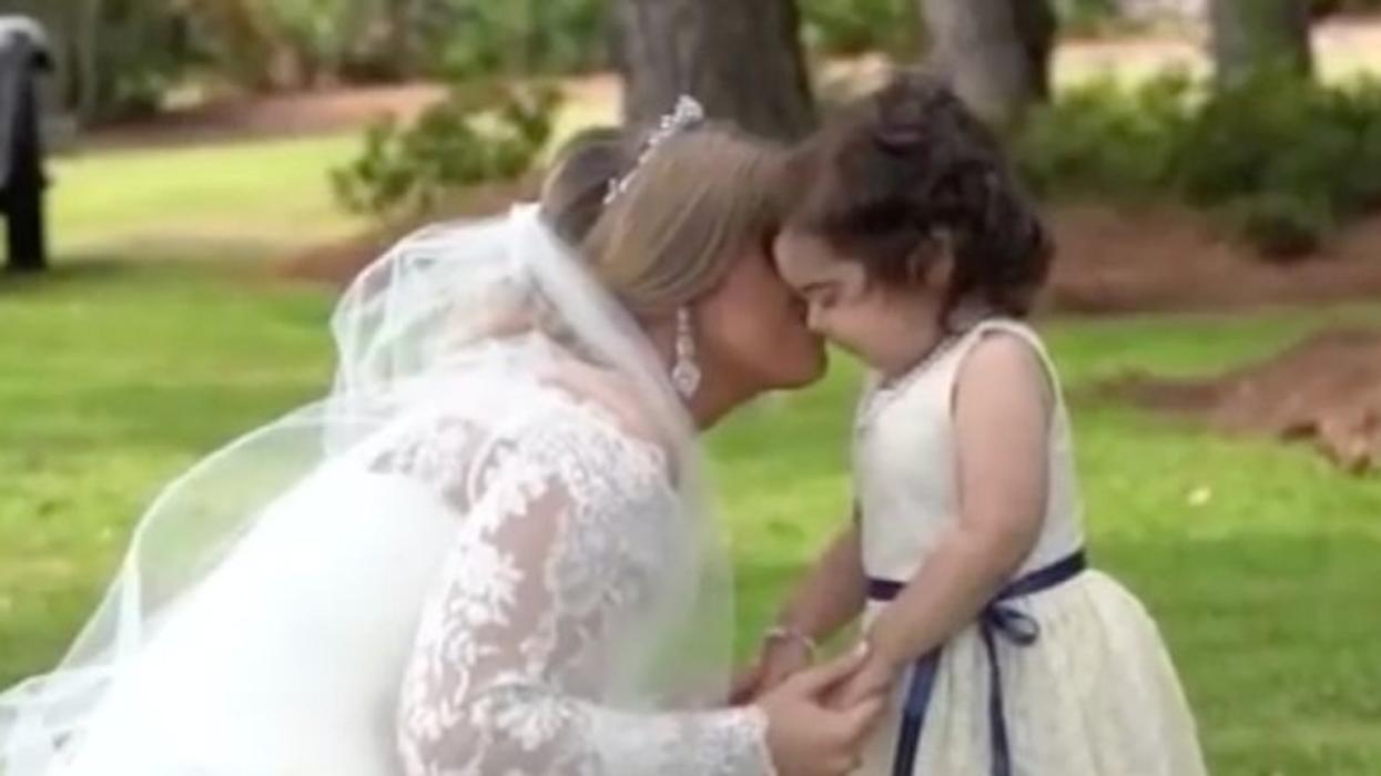 3-Year-Old Cancer Survivor Is The Flower Girl At Her Bone Marrow Donor's Wedding—And Now We're Crying 😭