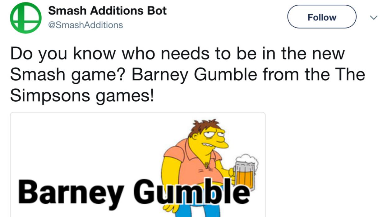 This Bot Suggests Hilariously Random Characters That Should Join The 'Super Smash Bros' Universe 😂