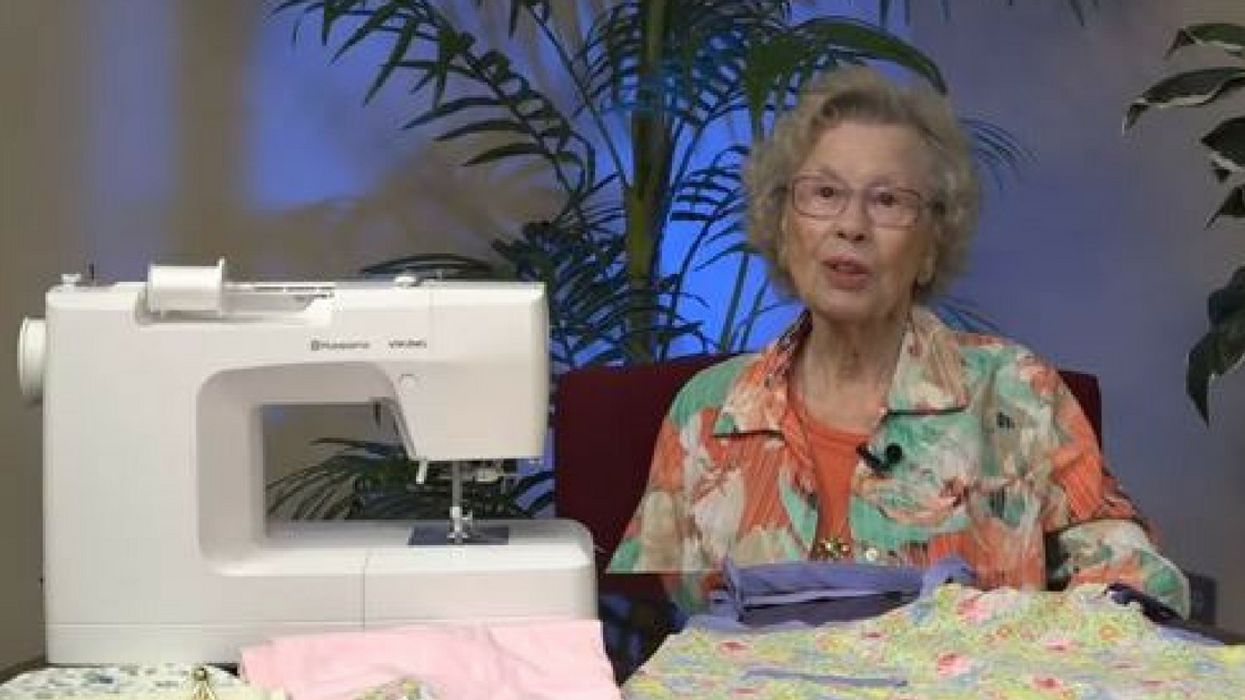 99-Year-Old Woman Uses Her Sewing Skills To Make Over 60 Dresses For Puerto Rico Orphanage ❤️