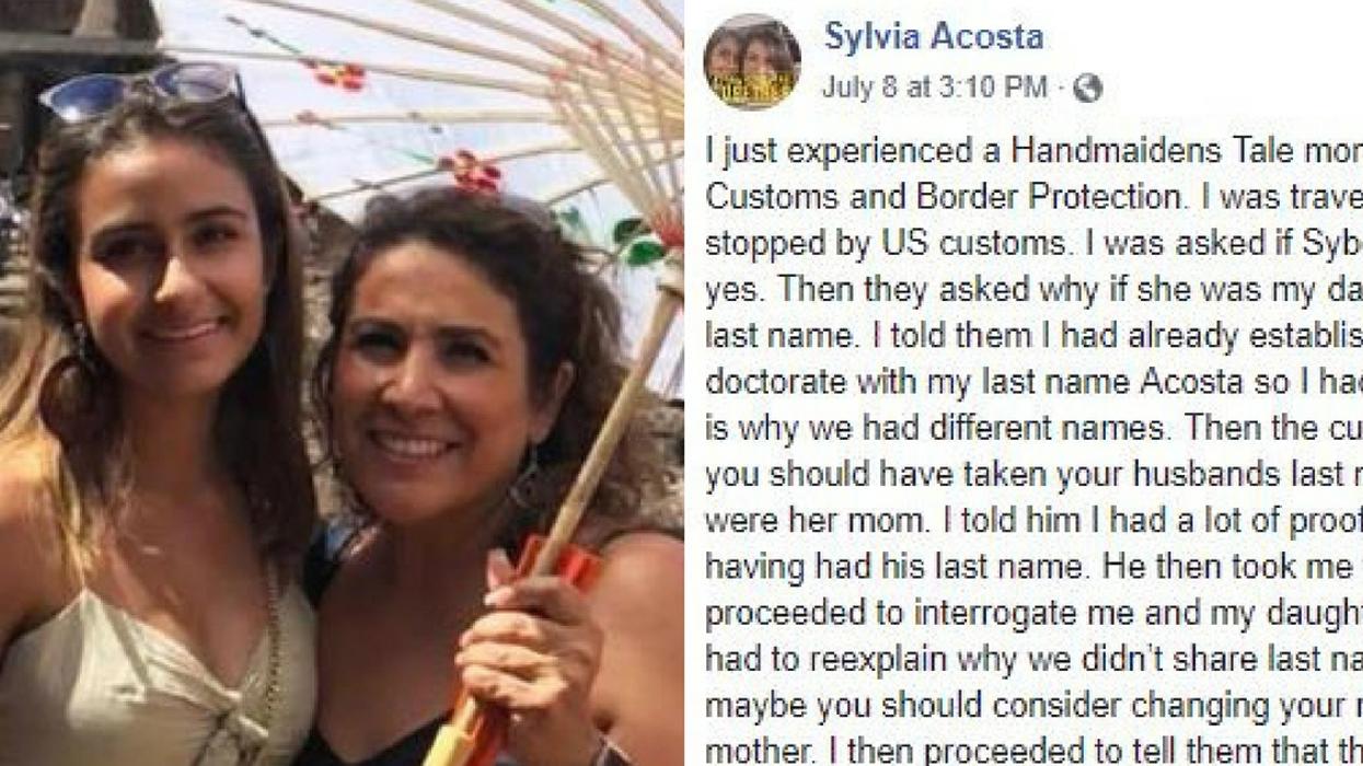 Woman Gets Grilled By U.S. Customs Agent About Why She Didn't Take Husband's Last Name