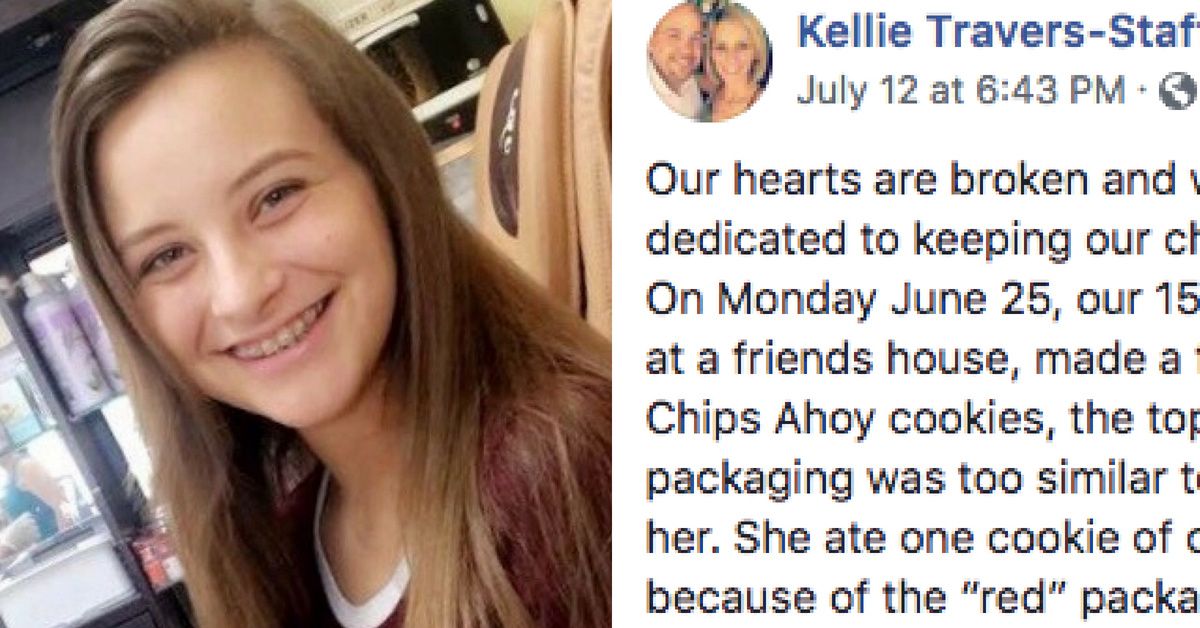 Mom Issues Devastating Warning After Daughter's Fatal Allergy Attack From Eating A Cookie