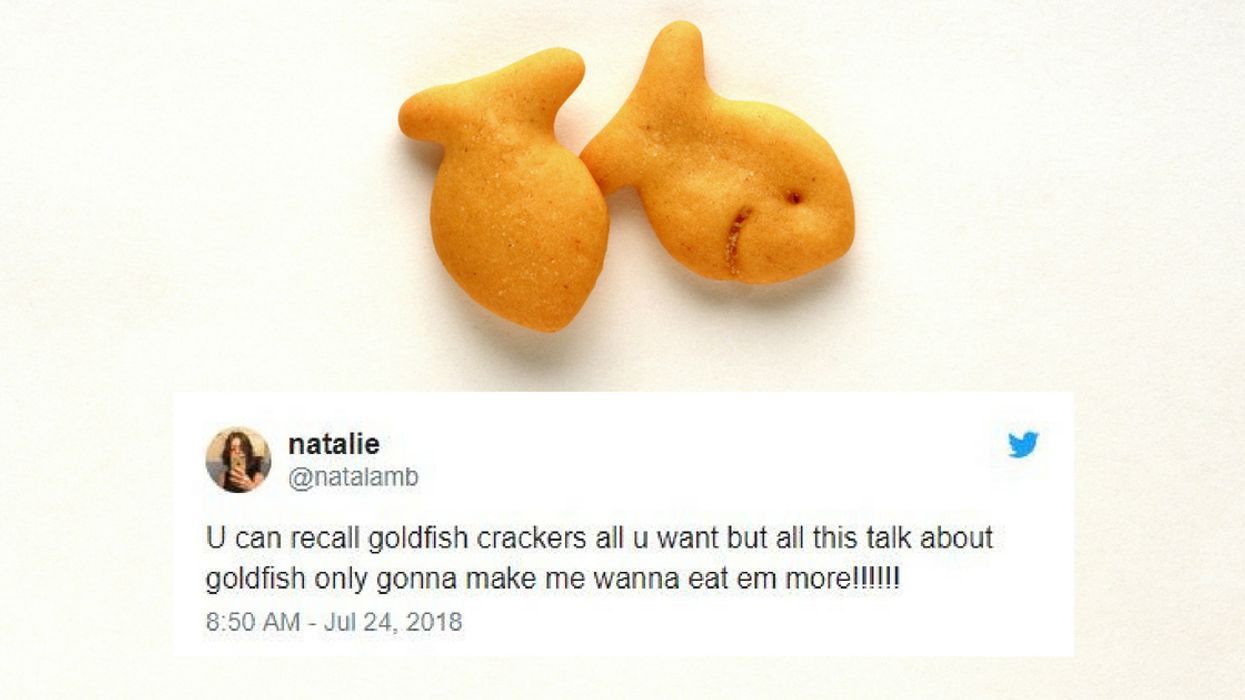 Goldfish Crackers Are Being Recalled Due To A Salmonella Outbreak—And People Aren't Having It