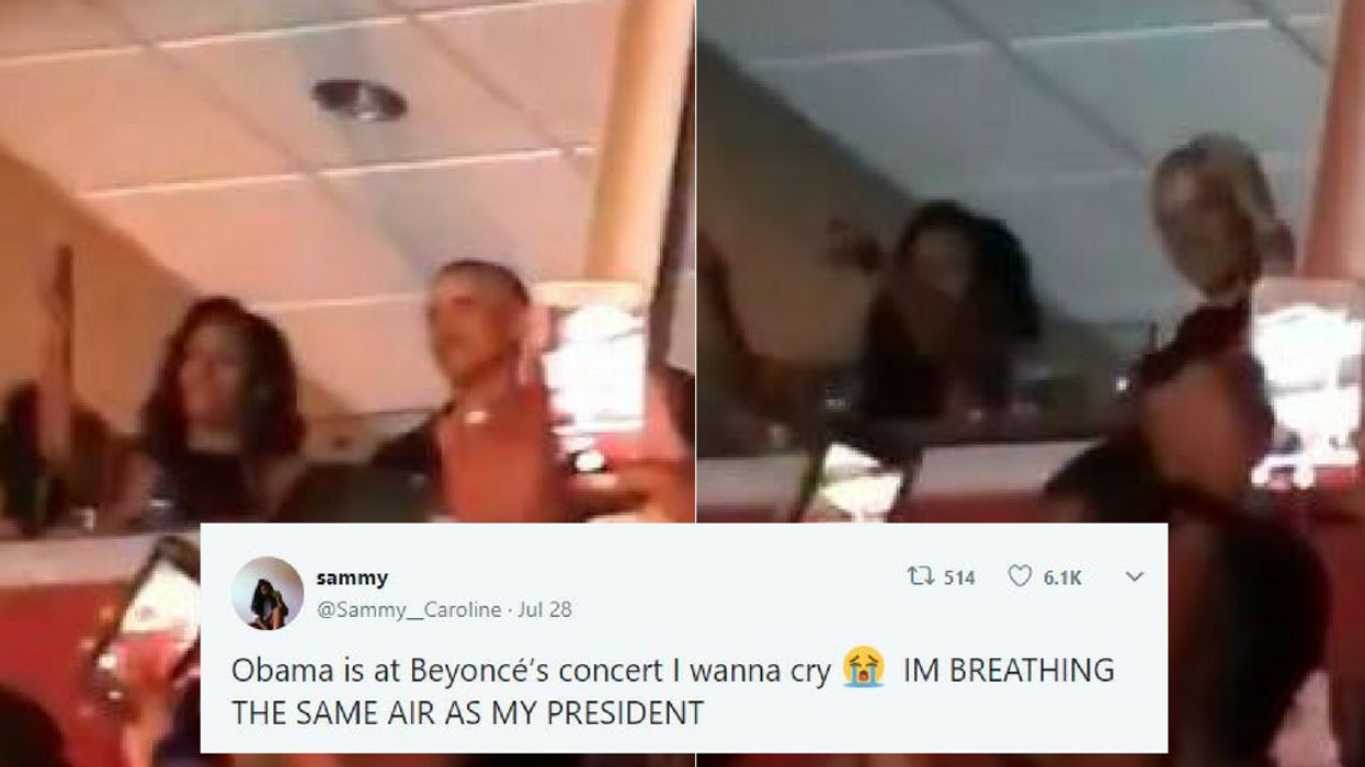 Barack And Michelle Obama Were Truly Living Their Best Lives At A Beyoncé And Jay-Z Concert Over The Weekend 😍