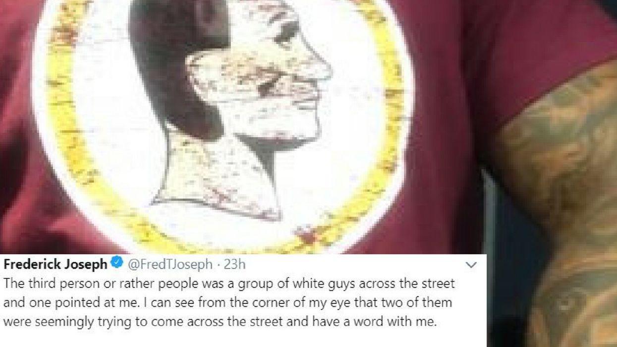 Man Uses Shirt To Call Out Racist Logos—And The Responses Are Hypocritical AF