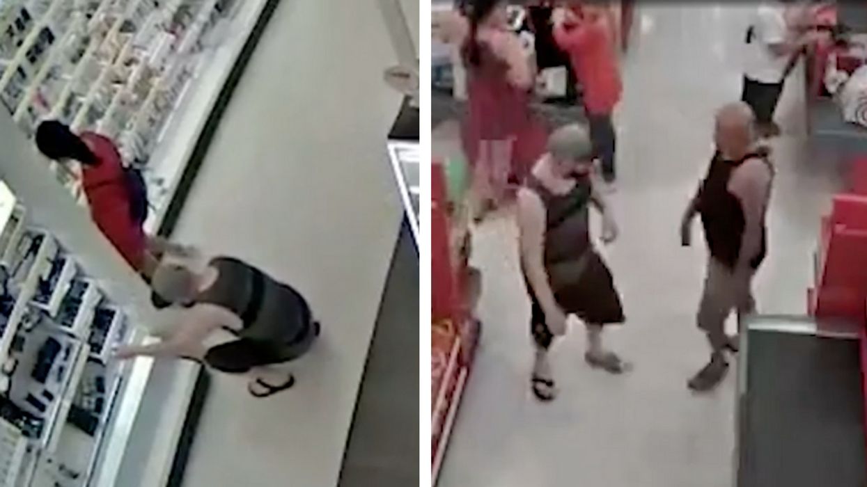 Security Footage Shows Man In Target Taking Upskirt Pictures Of 15-Year-Old Girl—And Her Dad Catches Him Doing It