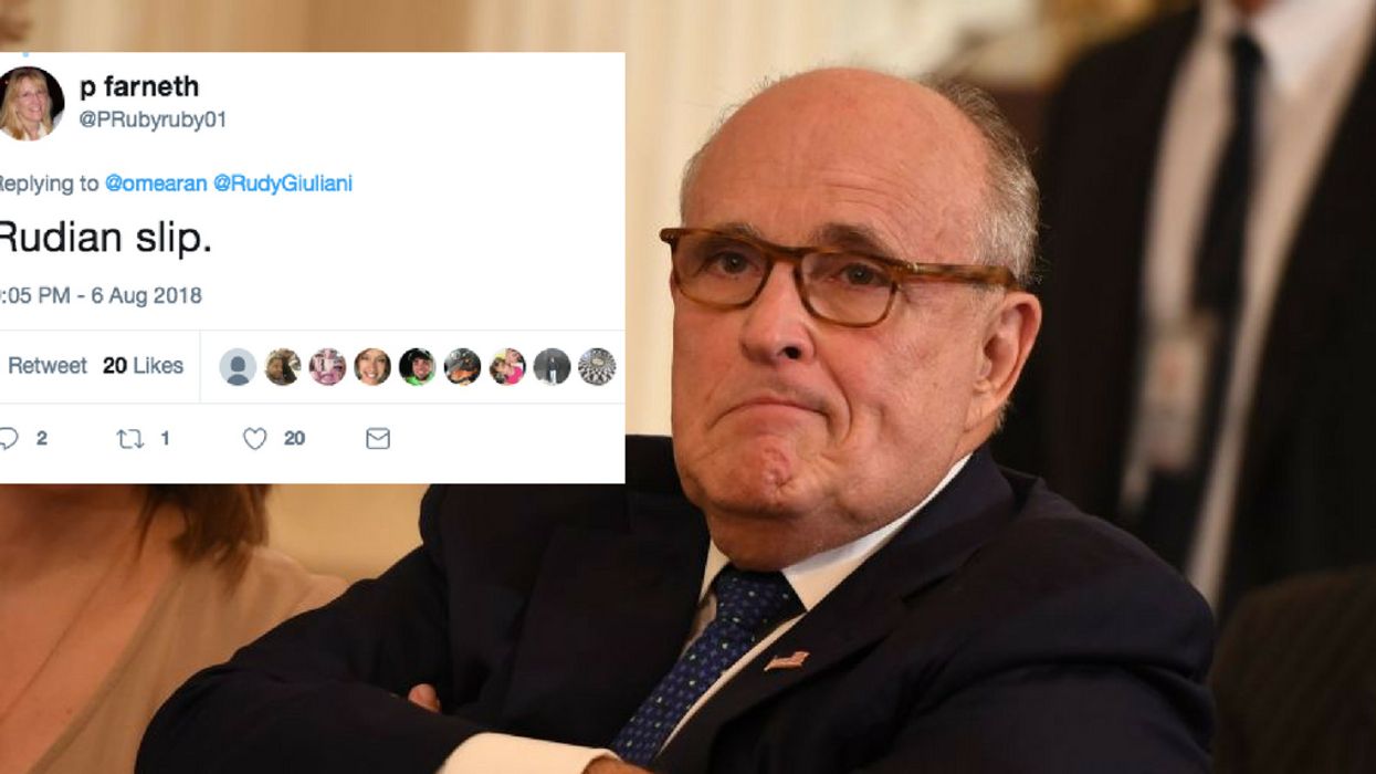 A Typo In Rudy Guiliani's Latest Tweet Led To An Onslaught Of Replies He Probably Wasn't Expecting đŹ
