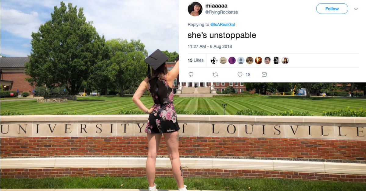 College Grad Mocks Woman's Gun-Toting Graduation Picture With A 'Weapon' Of Her Own 😂
