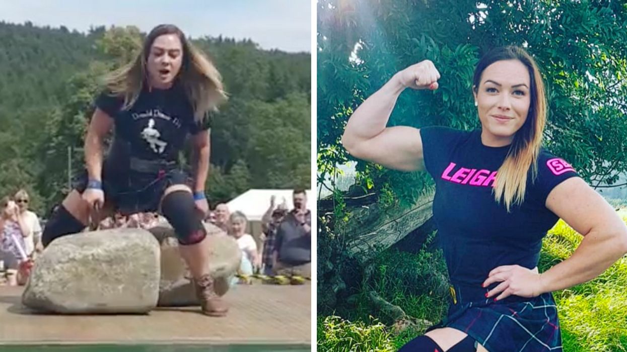This Woman Just Lifted One Of The Heaviest Stones In The World