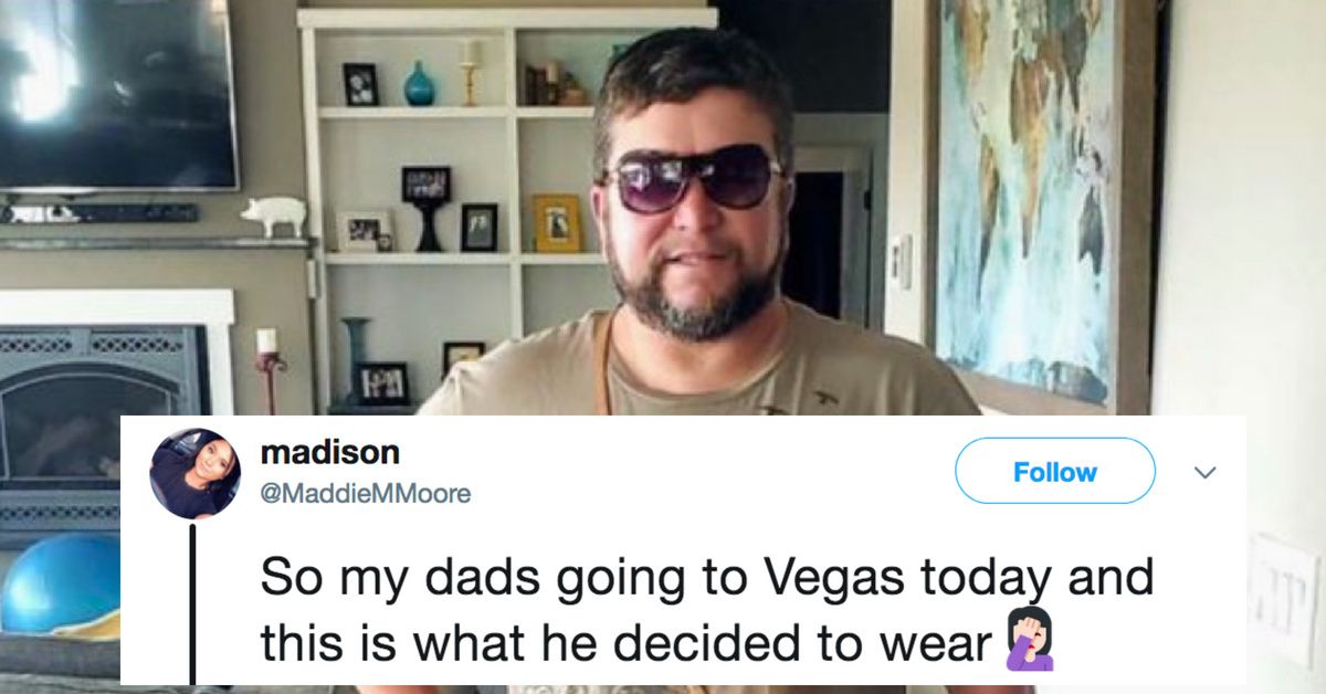 Dad Picks Outfit To Wear To Vegas That Looks Very Familiar—And The Internet Is Obsessed 😂