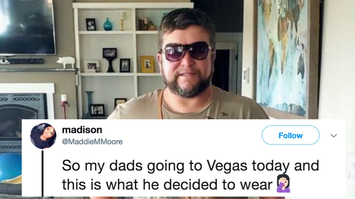 Dad Picks Outfit To Wear To Vegas That Looks Very Familiar—And The Internet Is Obsessed 😂