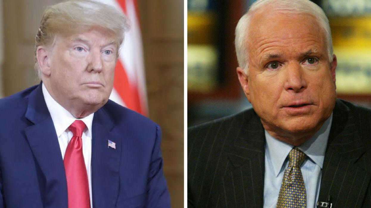 Trump Gave John McCain The Ultimate Middle Finger While Signing Defense Bill Named After Him