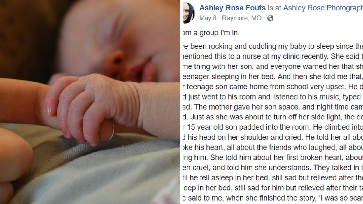 This Story About The 'Dangers' Of Rocking Your Child To Sleep Is A Must-Read For Parents