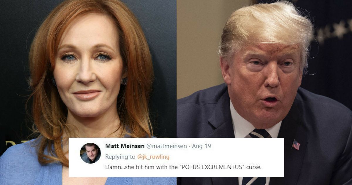 JK Rowling's Latest Trolling Of Trump May Be Her Most Savage Yet 😵🔥