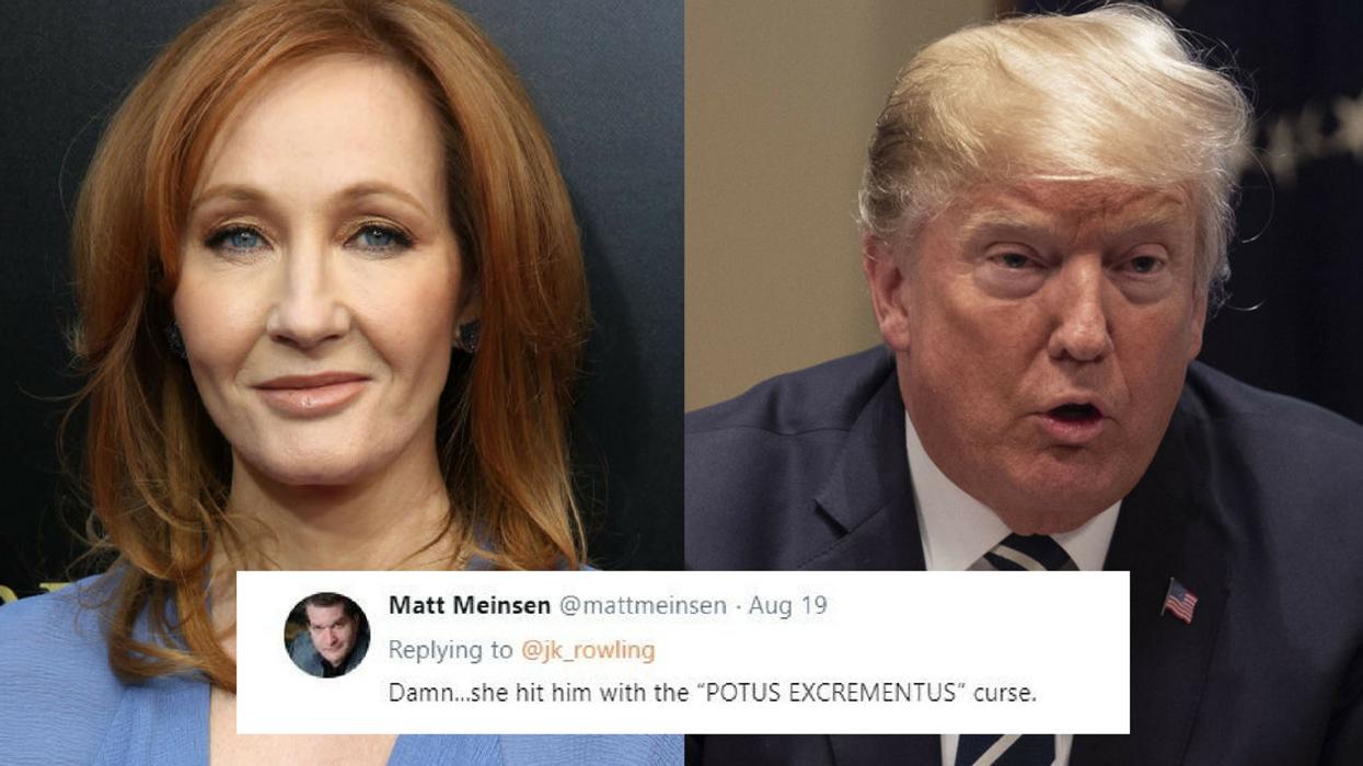 JK Rowling's Latest Trolling Of Trump May Be Her Most Savage Yet đ”đ„