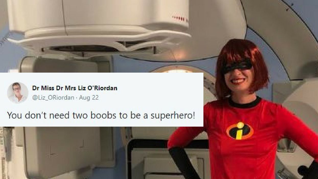 Heroic Cancer Patient Dresses As Mrs. Incredible For Final Round Of Radiotherapy ❤️