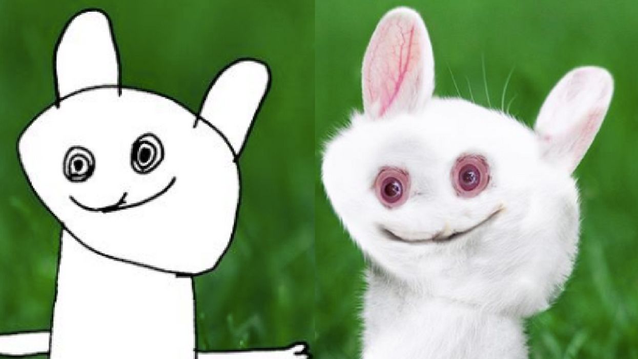 Artist Imagines What Kids' Drawings Would Look Like In Real Life And The Results Are Both Hilarious And Terrifying