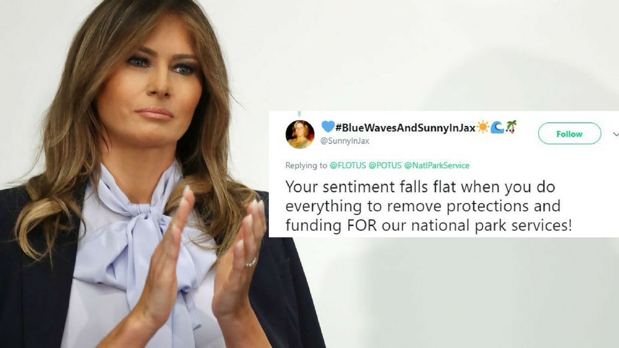 Melania's Celebration Of The National Park Service's Birthday Went Over About As Well As You'd Expect 😐