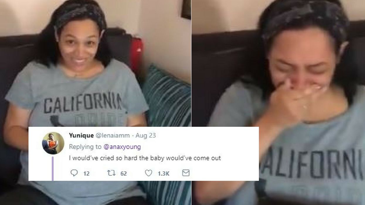 Mom-To-Be Receives An Emotional Message From Her Late Father Thanks To Her Creative Husband