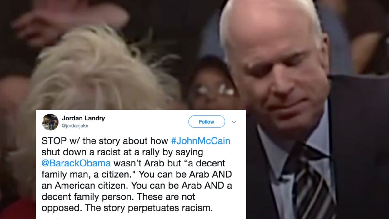 John McCain's 2008 Defense Of Obama After Woman Calls Him An 'Arab' Draws Criticism