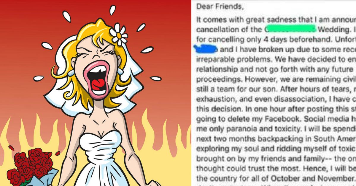 Woman Dubbed 'Canadian Susan' May Be The Worst Bridezilla In History After Viral Facebook Rant 😮