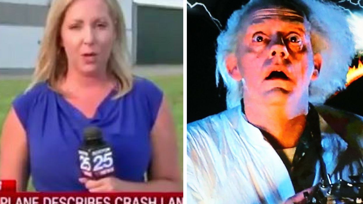 Reporter's Flub About Potential Cause Of Plane Crash Is Straight Out Of 'Back To The Future' đ