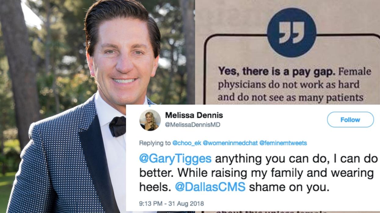 Texas Doctor's Comments To Medical Journal Defending Gender Pay Gap Are Sexism At Its Finest 😡