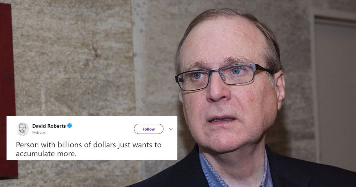 Microsoft Co-Founder Paul Allen's Recent Large Contributions To The GOP Have Many Feeling Betrayed