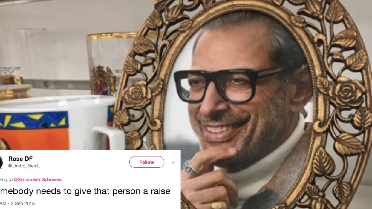 Someone Put A Jeff Goldblum Picture In Every Frame At This Store—And We're Obsessed 😂