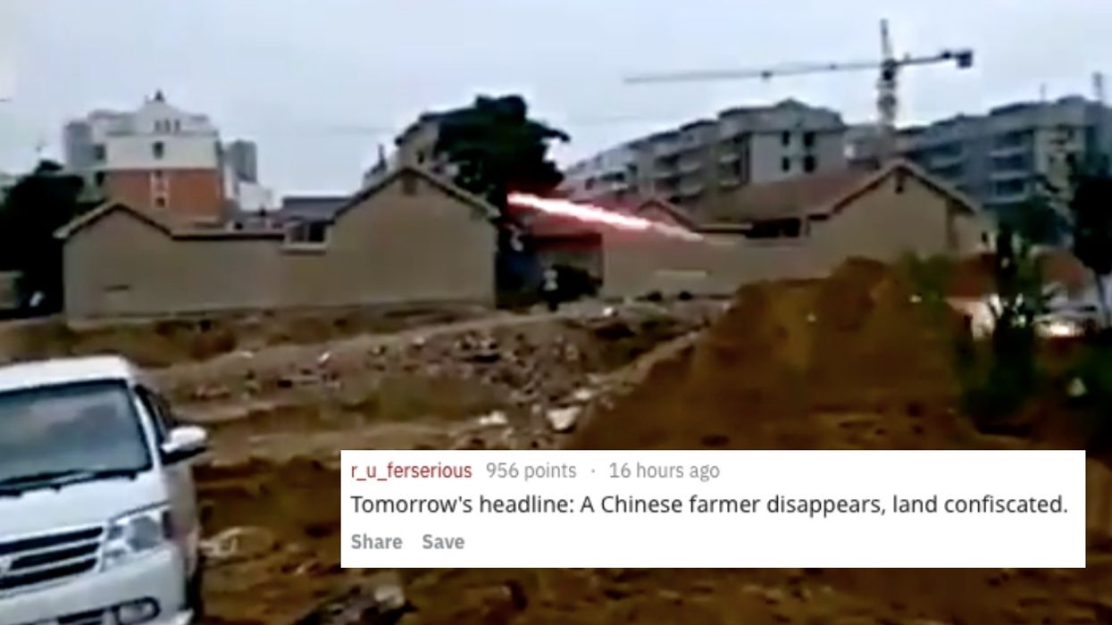 Chinese Farmer Builds Impressive Rocket Launching System—And This Can't End Well 😮