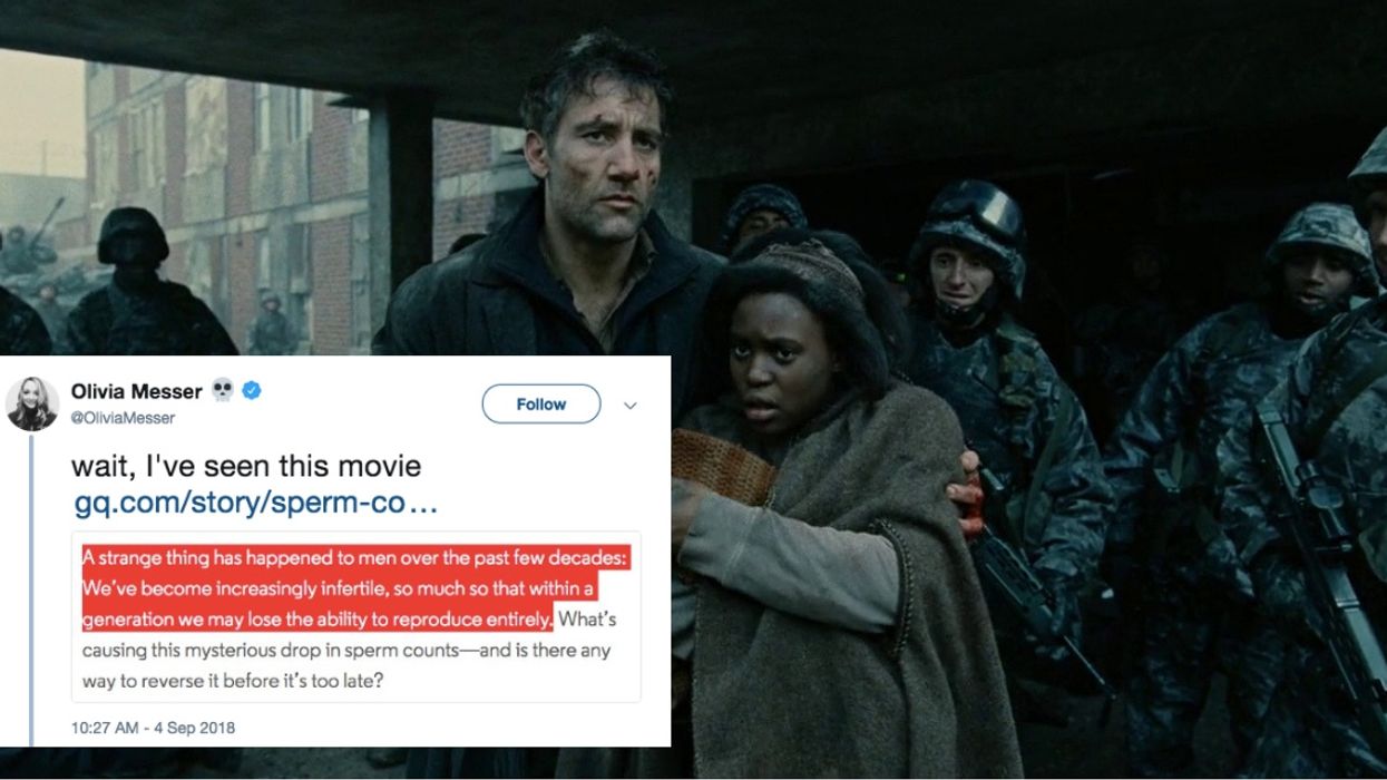 New Study About Decreasing Male Fertility Sounds A Lot Like Real-Life 'Children Of Men'