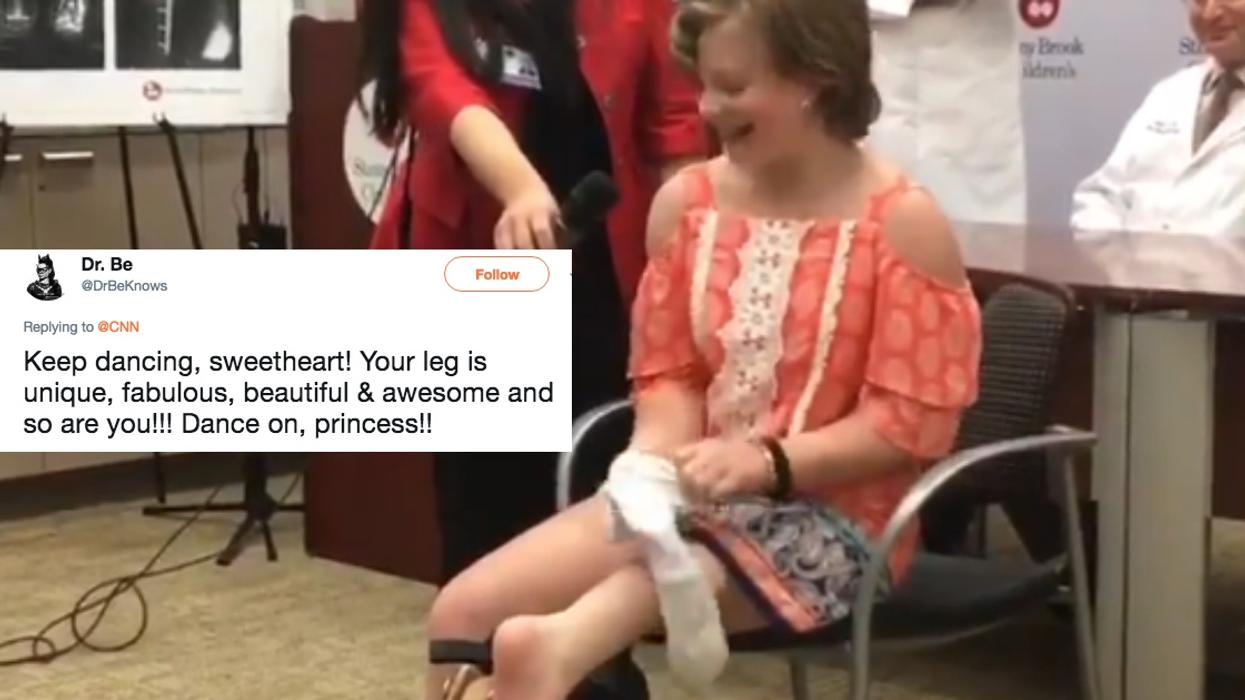 12-Year-Old Cancer Survivor Opts For Unusual Surgery To Turn Her Ankle Into A Knee So She Can Still Dance 😮❤️