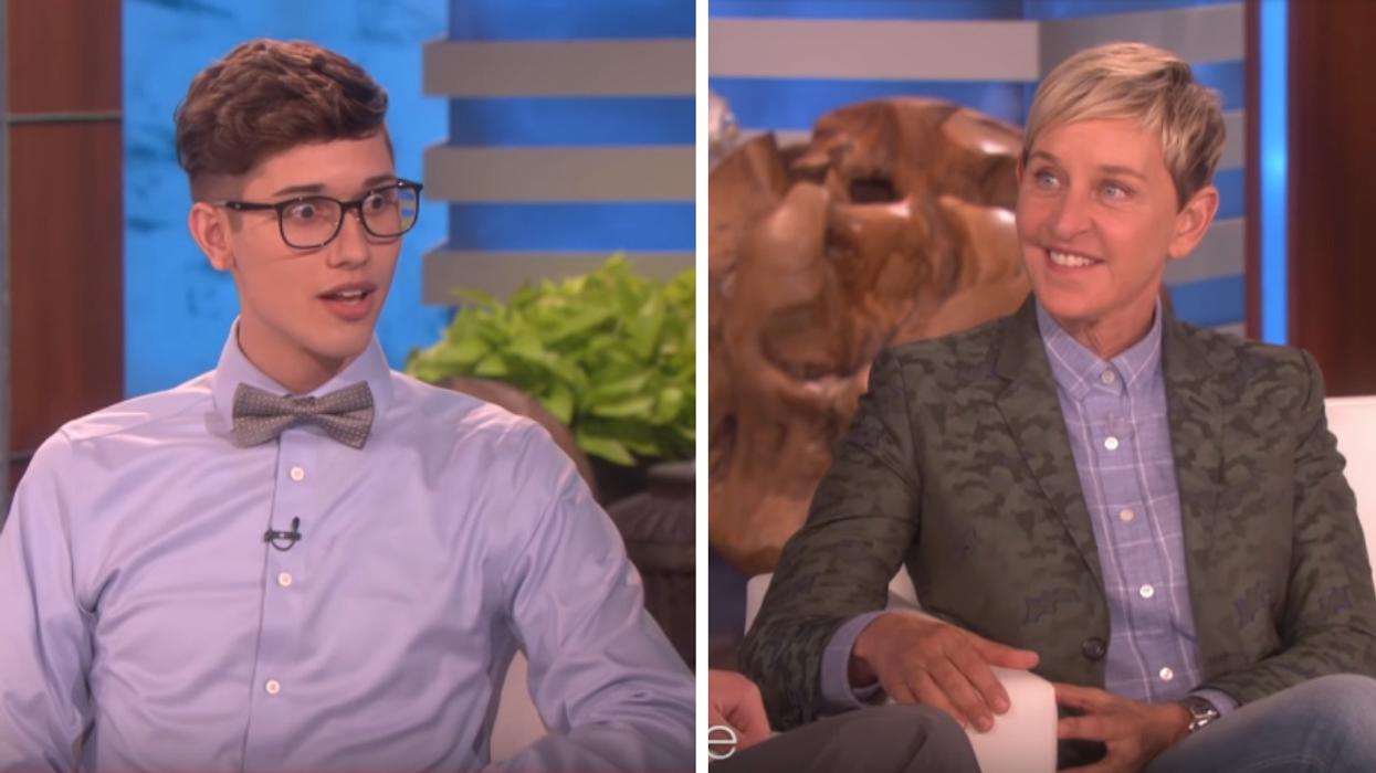 Ellen Surprises Gay Valedictorian After He Was Rejected By His Parents—And Now We're Crying 😭