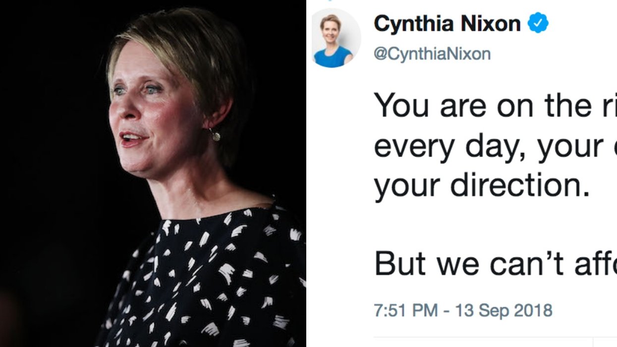 Cynthia Nixon Shares Uplifting Message With Supporters After NY Primary Defeat
