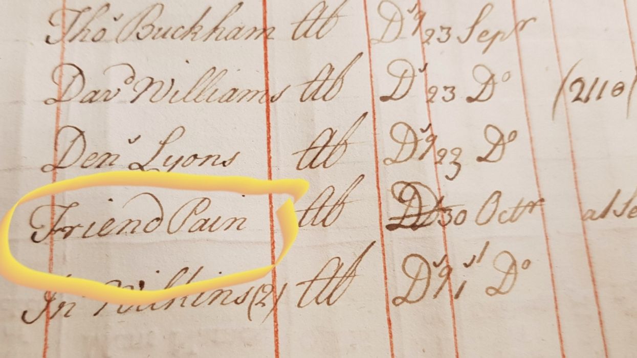 An 18th Century Ship Manifest Containing Some Amazing Historical Names Is Making Waves
